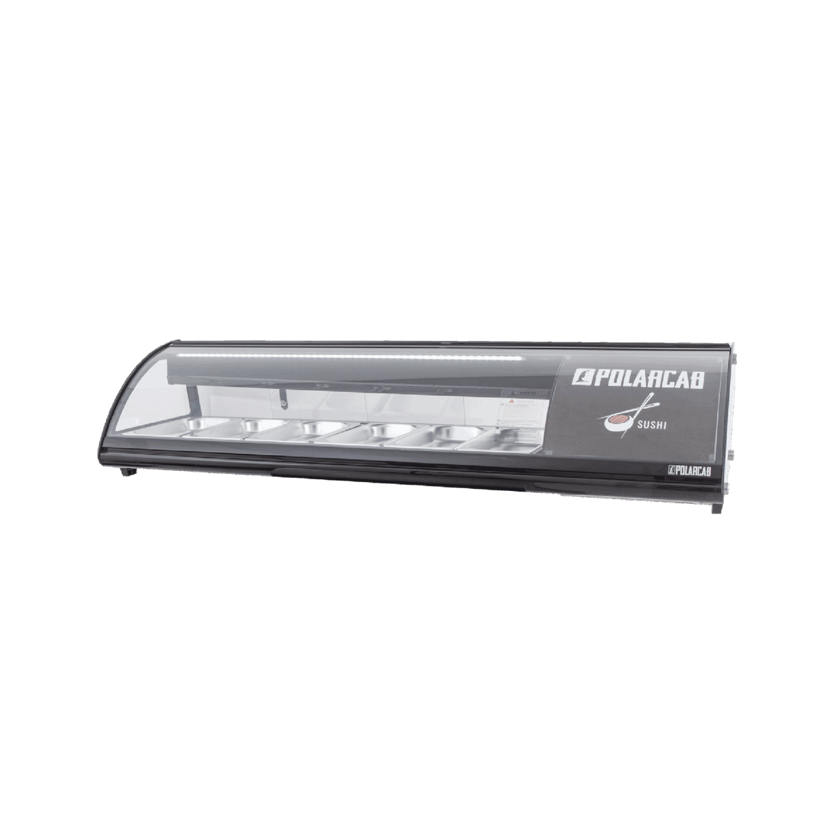 7 Division Sushi Display Fridge - Polarcab