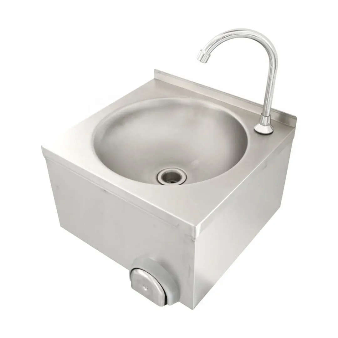 Knee Operated Hand Wash Basin - 304 S/Steel