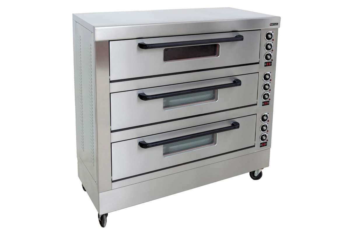 Anvil Triple Deck 6 Tray Electric Oven