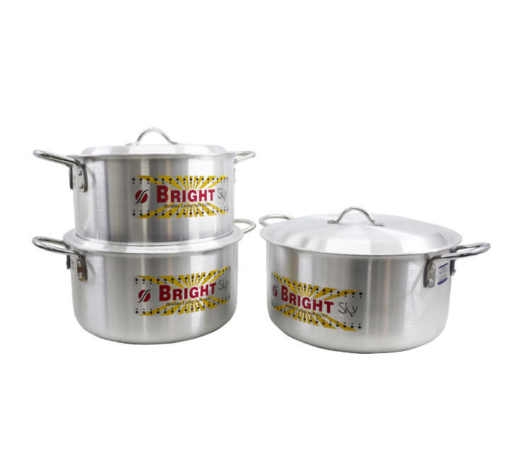 Bright Sky 6PC Aluminium Pot Set - BSK11