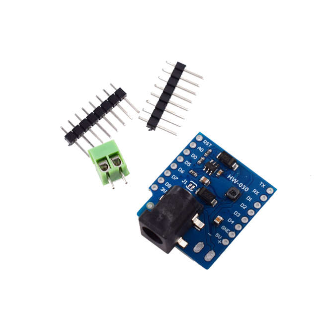 DC Power Shield V1.1.0 for WEMOS D1 mini development board