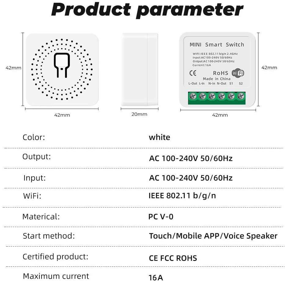 Mini Smart WiFi Switch