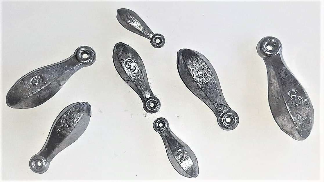 Teardrop Bottle Shape Sinker