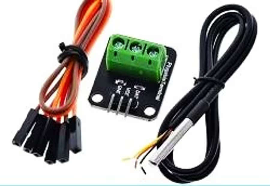 DS18B20 Waterproof Digital Temperature Sensor Module Kit (1 Meter)