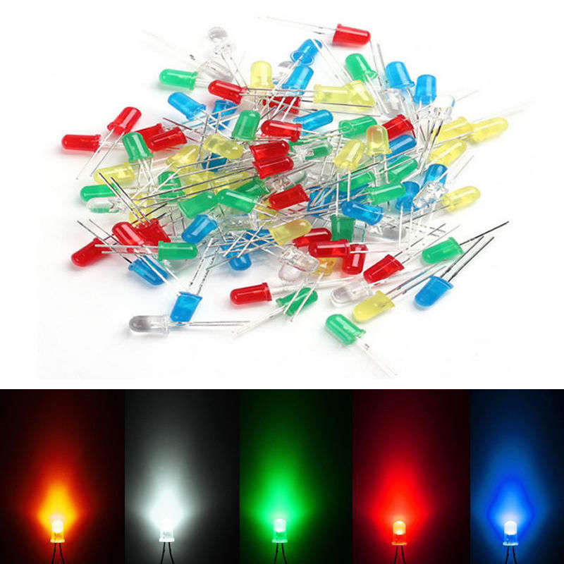 5mm Round Through-Hole LED (Short Leg / Cathode)