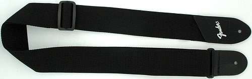 Fender 2" Polyester Logo Guitar Strap - Black