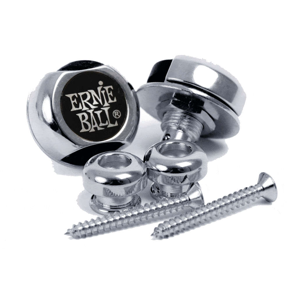 Ernie Ball Super Locks Strap Lock Set - Nickel