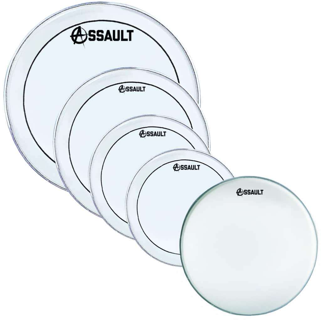 Assault Drumhead Pro Pack 12,13,16,22 +14BA Pin Coated