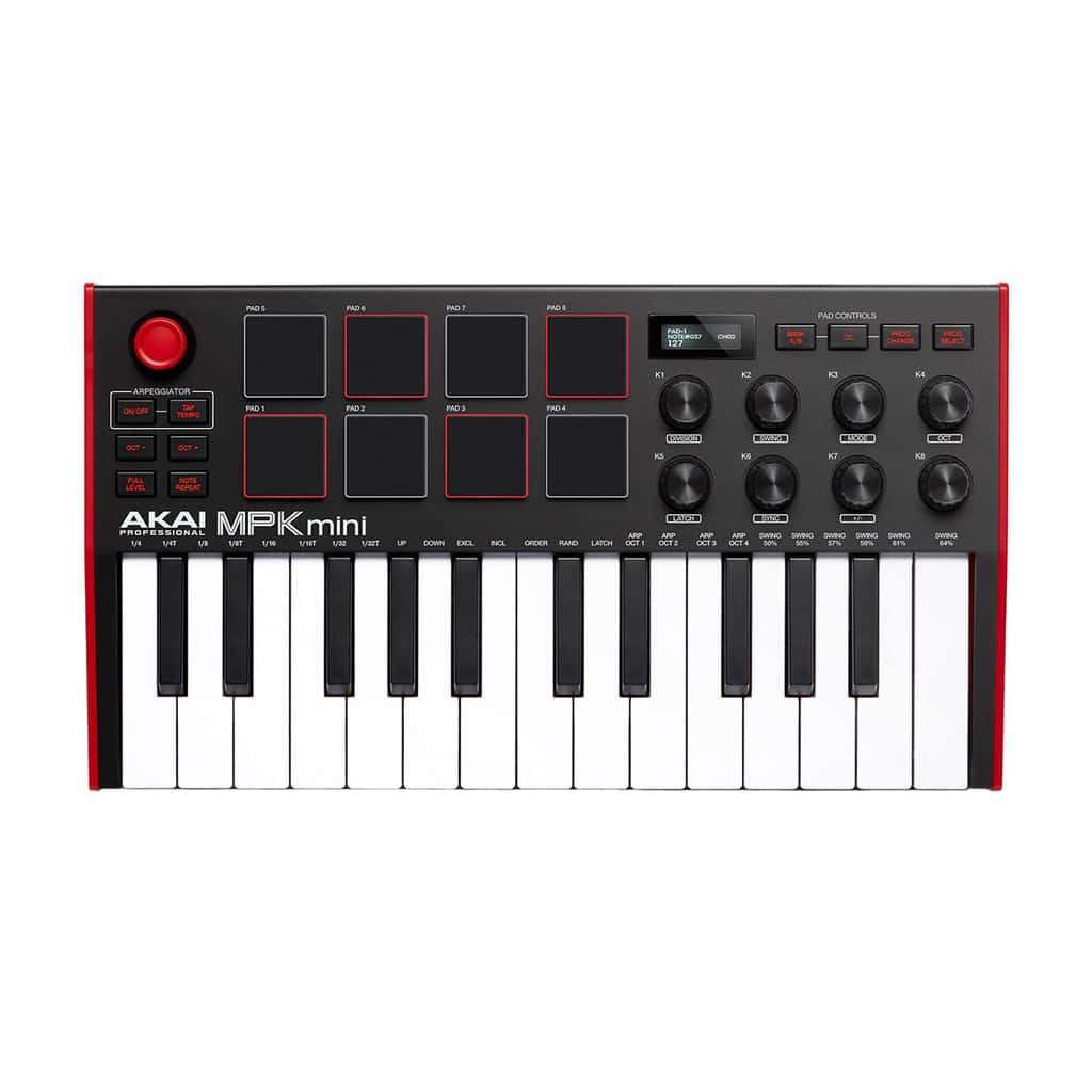 AKAI MPK Mini MkIII - 25 Key USB MIDI Controller with MPC Drum Pads