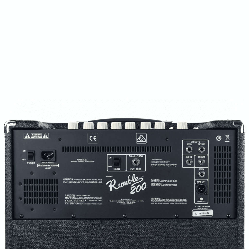 Fender Rumble 200 (V3) Bass Combo Amp