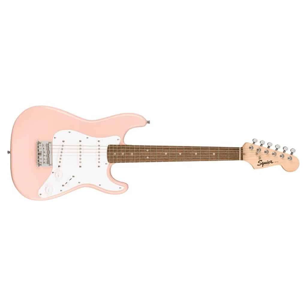 Squier by Fender Mini Stratocaster® Electric Guitar - Shell Pink