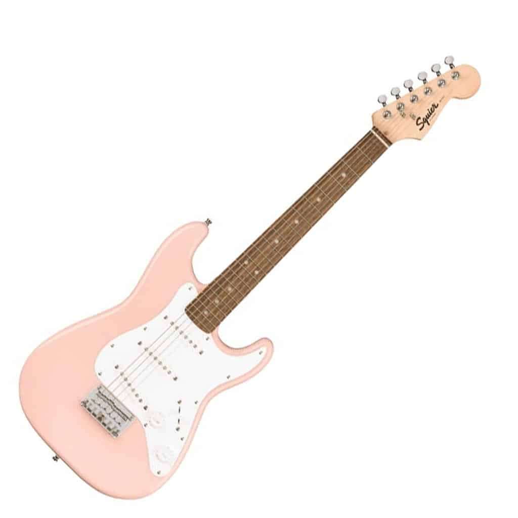 Squier by Fender Mini Stratocaster® Electric Guitar - Shell Pink