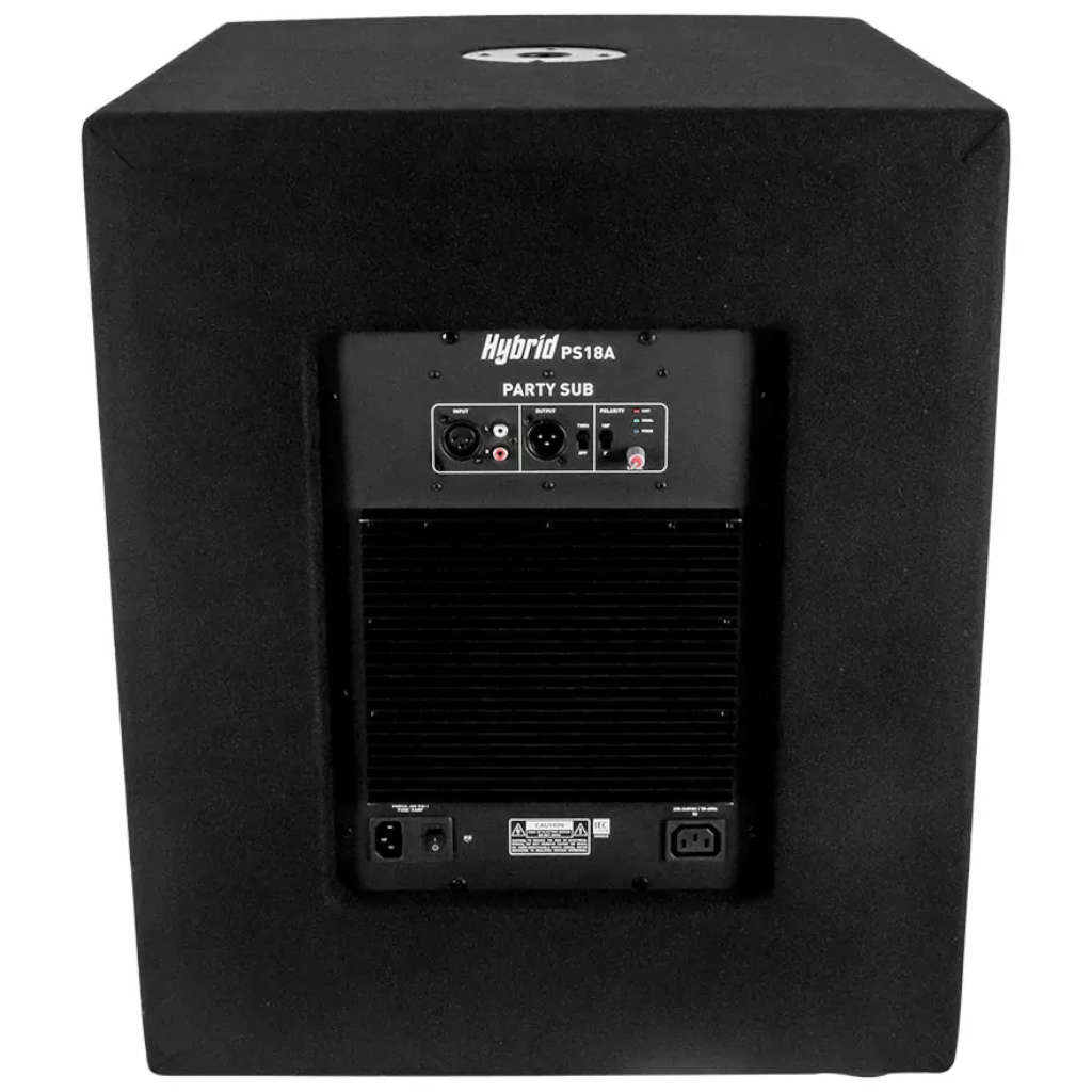 Hybrid 18" Party Active Subwoofer (each)