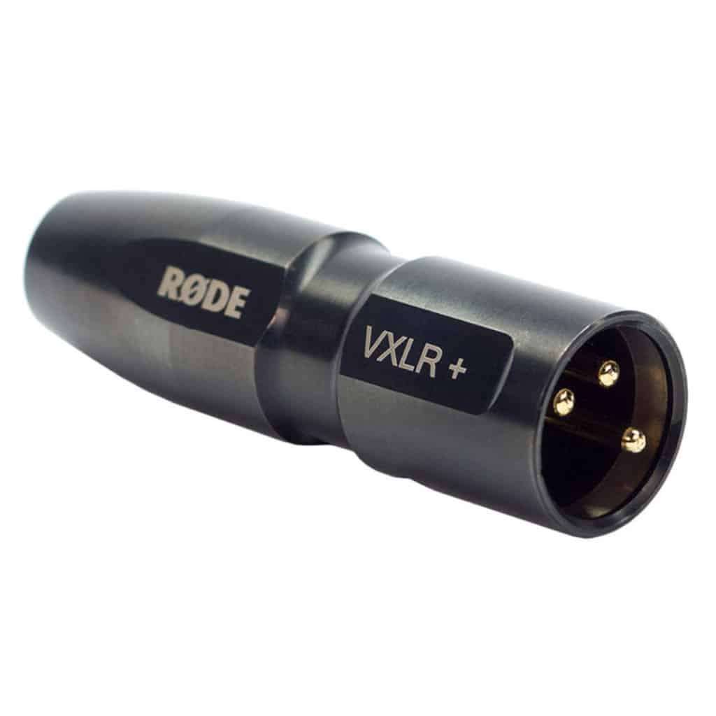 Rode VXLR+ 3.5mm TRS Female to XLR Male Adapter with Phantom Power Converter