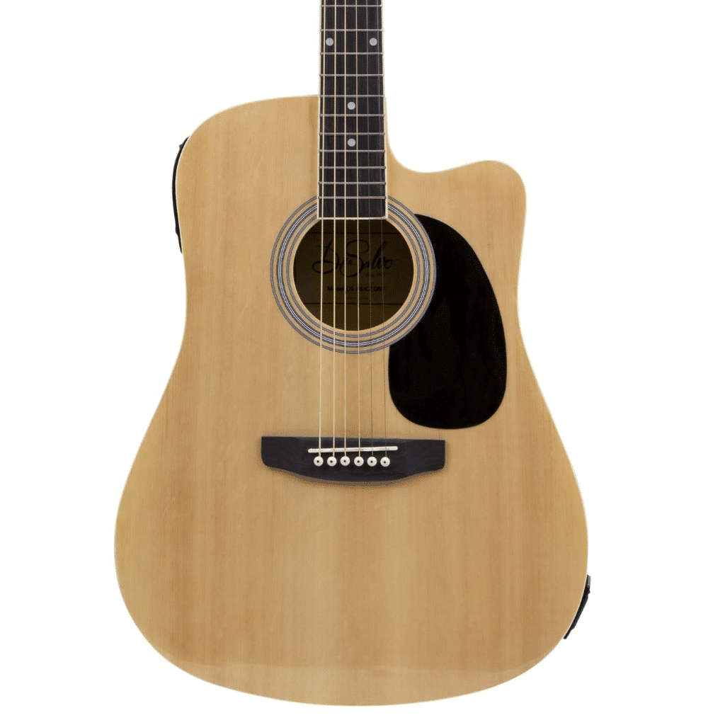 De Salvo AG1CE Acoustic-Electric Guitar - Natural