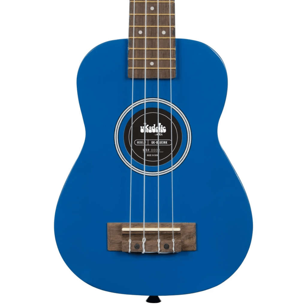 Kala Ukadelic Soprano Ukulele - Blue Ink
