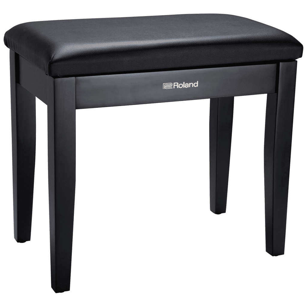 Roland RPB-100BK Piano Bench with Storage Compartment - Satin Black