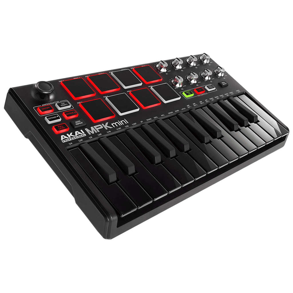 Akai MPK Mini MkIII  25 Key USB MIDI Controller with MPC Drum Pads  Limited Edition Black