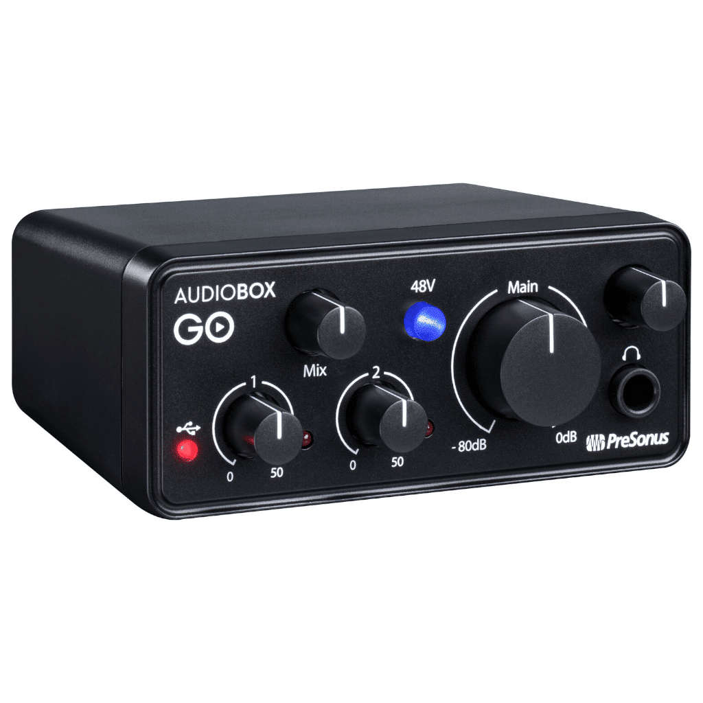 PreSonus AudioBox GO Ultracompact 2x2 USB-C Audio Interface