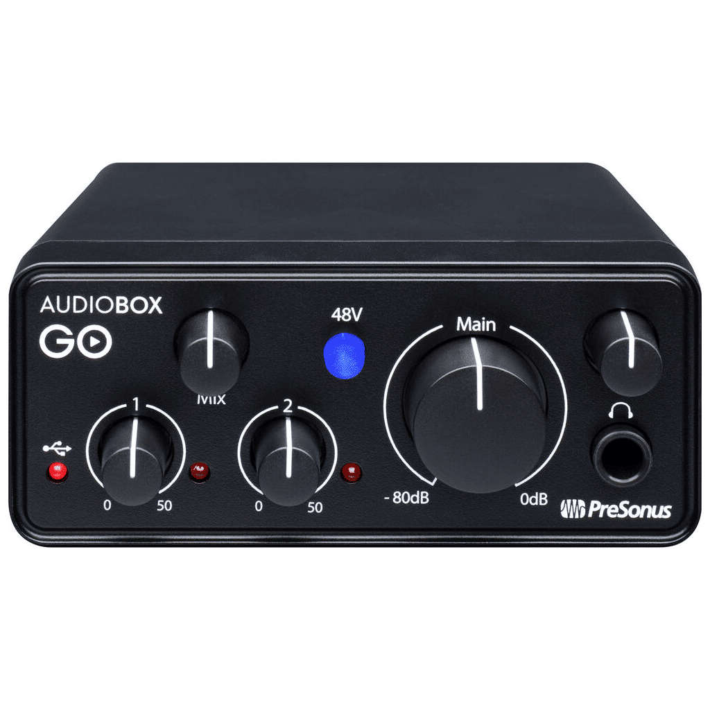PreSonus AudioBox GO Ultracompact 2x2 USB-C Audio Interface
