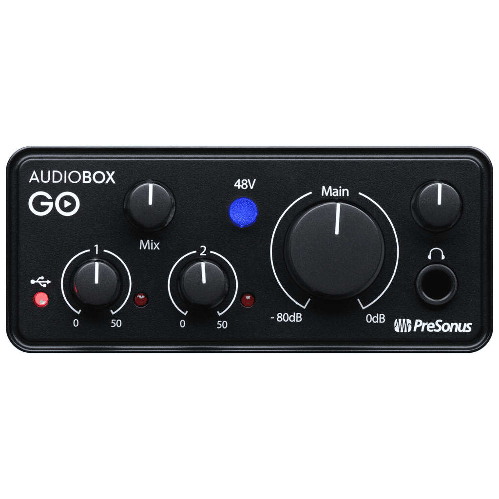 PreSonus AudioBox GO Ultracompact 2x2 USB-C Audio Interface