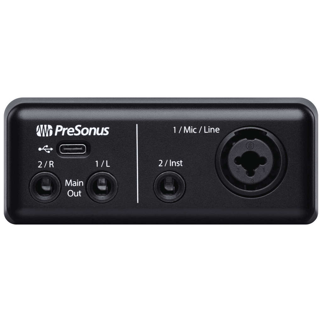 PreSonus AudioBox GO Ultracompact 2x2 USB-C Audio Interface