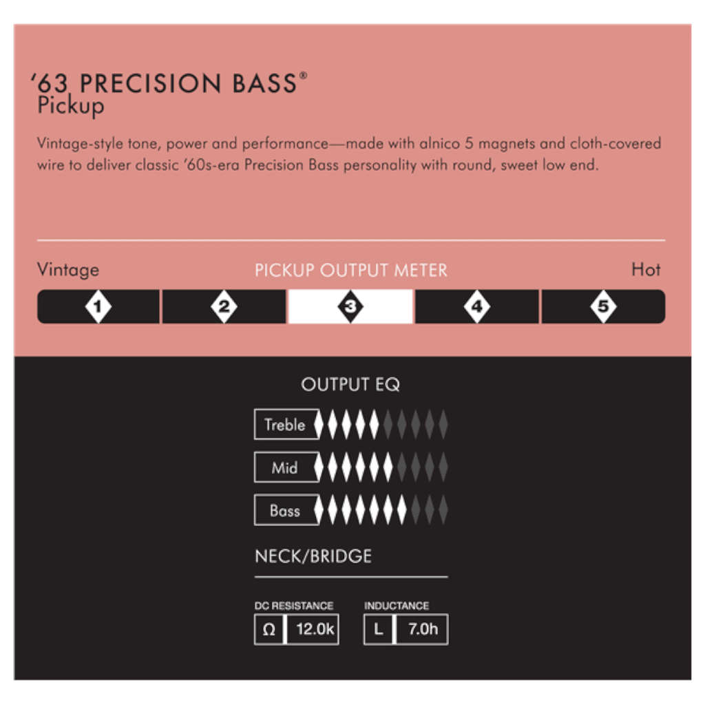 Fender Pure Vintage '63 Precision Bass® Pickup