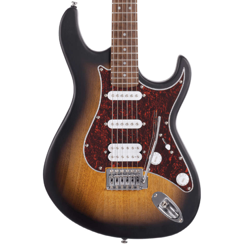 Cort G110 Electric Guitar - HSS - Open Pore Sunburst