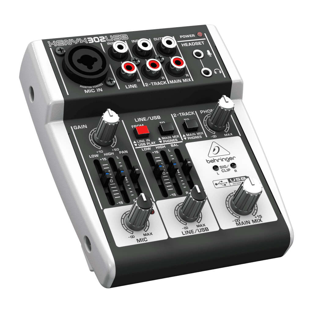 Behringer 302USB Mixer and USB Audio Interface