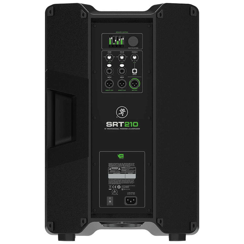 Mackie SRT210 Two-Way 10" 1600W Powered Portable Loudspeaker
