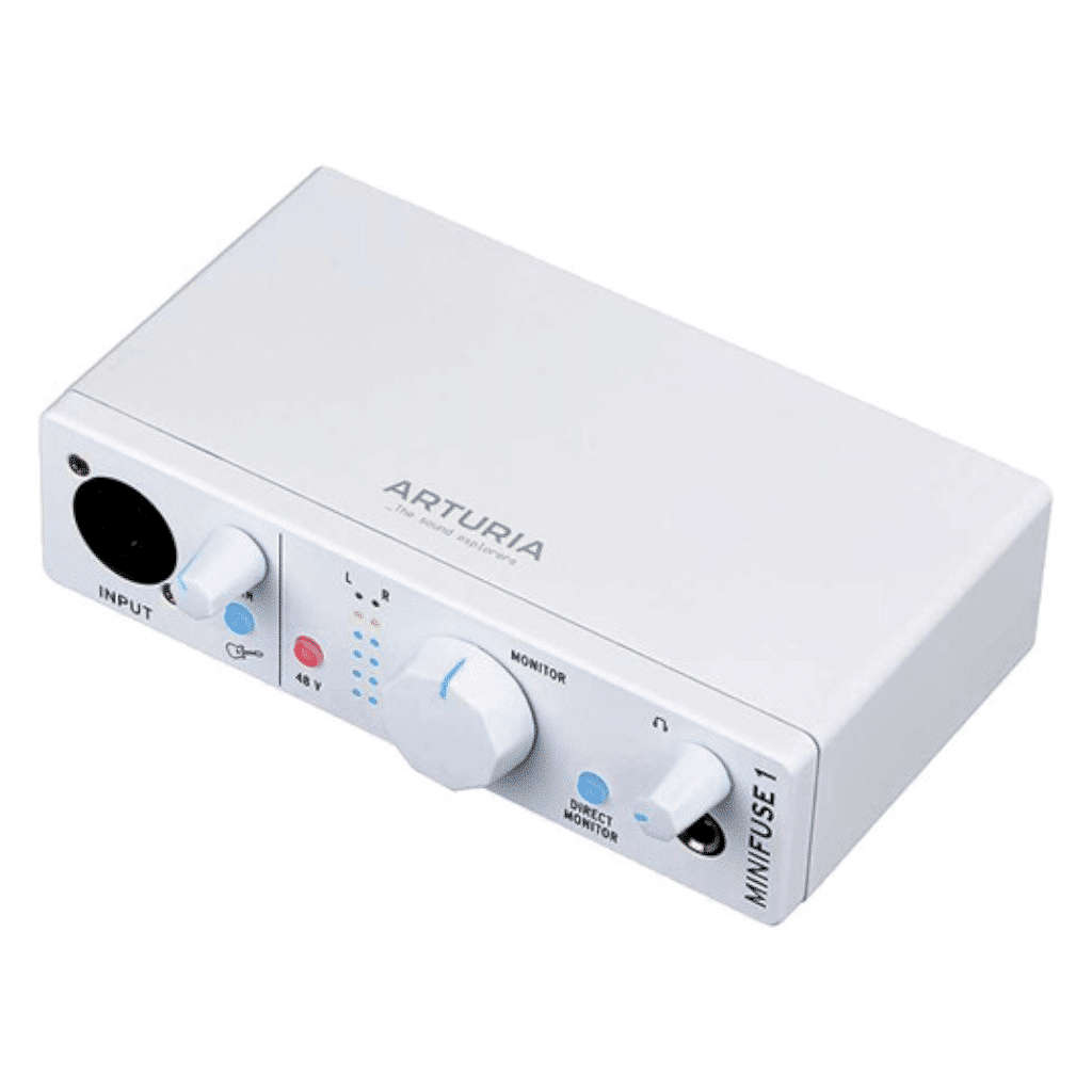 Arturia MiniFuse 1 USB-C Audio Interface - White