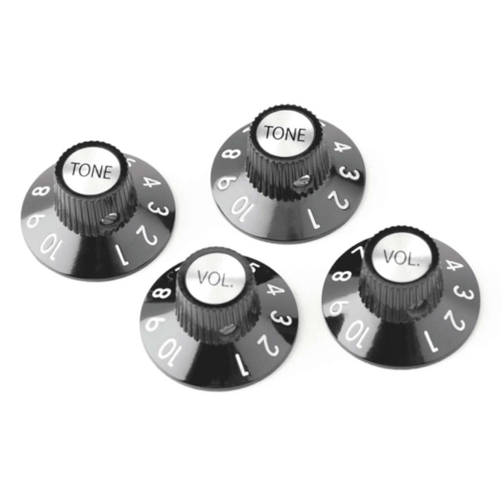 Fender 72 Telecaster® Custom Knobs - Black - Set of 4