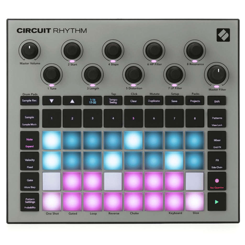 Novation Circuit Rhythm Groovebox and Standalone Sampler