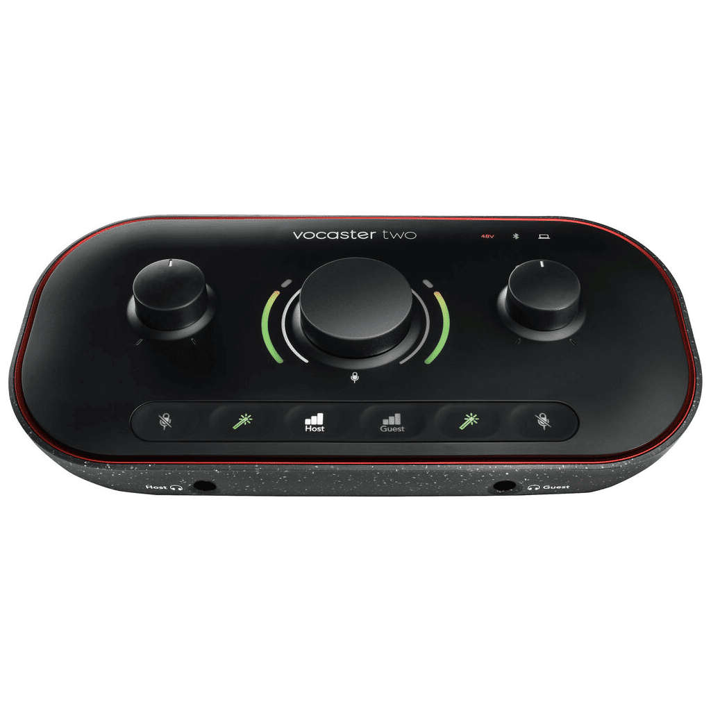 Focusrite Vocaster Two Studio Podcast Bundle