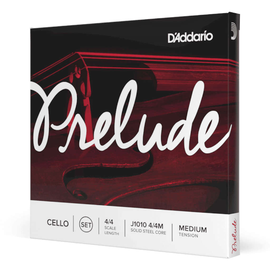 D'Addario Prelude 4/4 Scale Cello String Set - Medium Tension