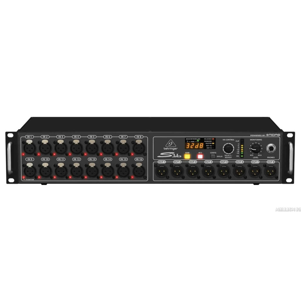 Behringer S16 16-input / 8-output Digital Stage Box (Open Box)