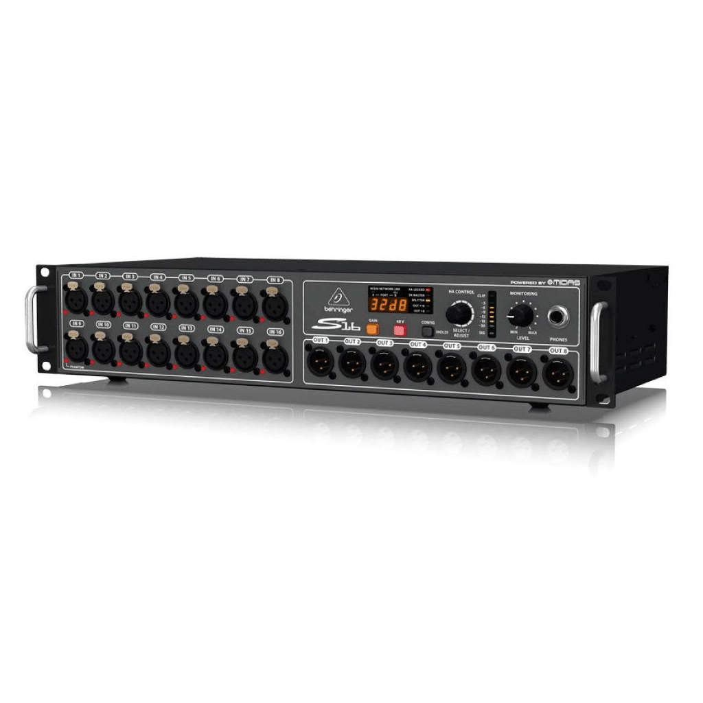 Behringer S16 16-input / 8-output Digital Stage Box (Open Box)