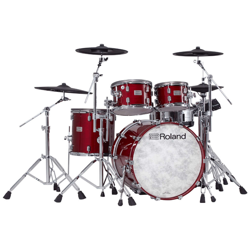 Roland V-Drums Acoustic Design VAD706 Electronic Drum Set - Gloss Cherry (Open Box)