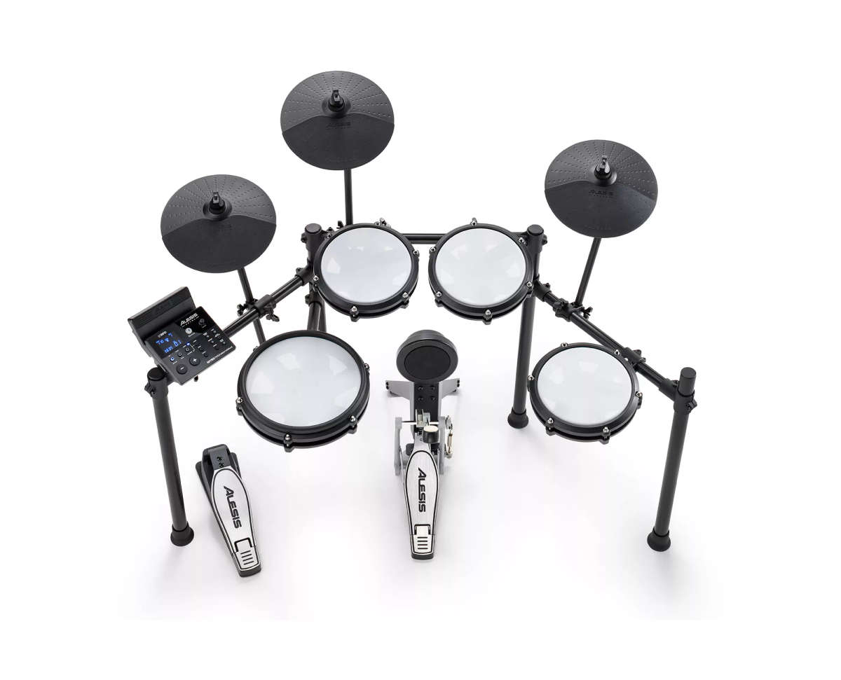 Alesis Nitro Max Electronic Drum Kit - 8-piece with Mesh Heads and Bluetooth