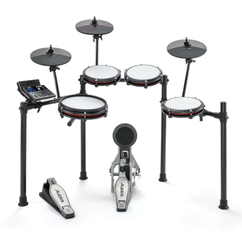 Alesis Nitro Max Electronic Drum Kit - 8-piece with Mesh Heads and Bluetooth