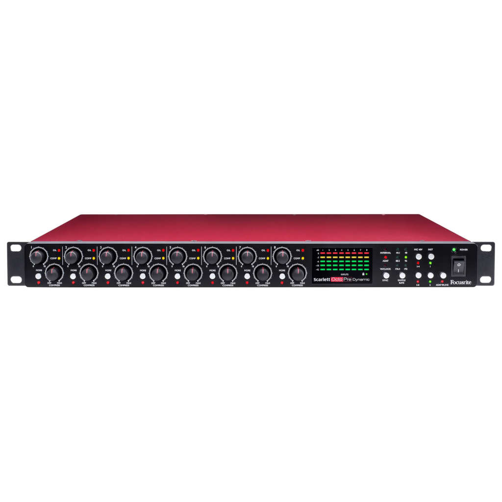 Focusrite Scarlett OctoPre Dynamic Mic Preamp with ADAT Connectivity