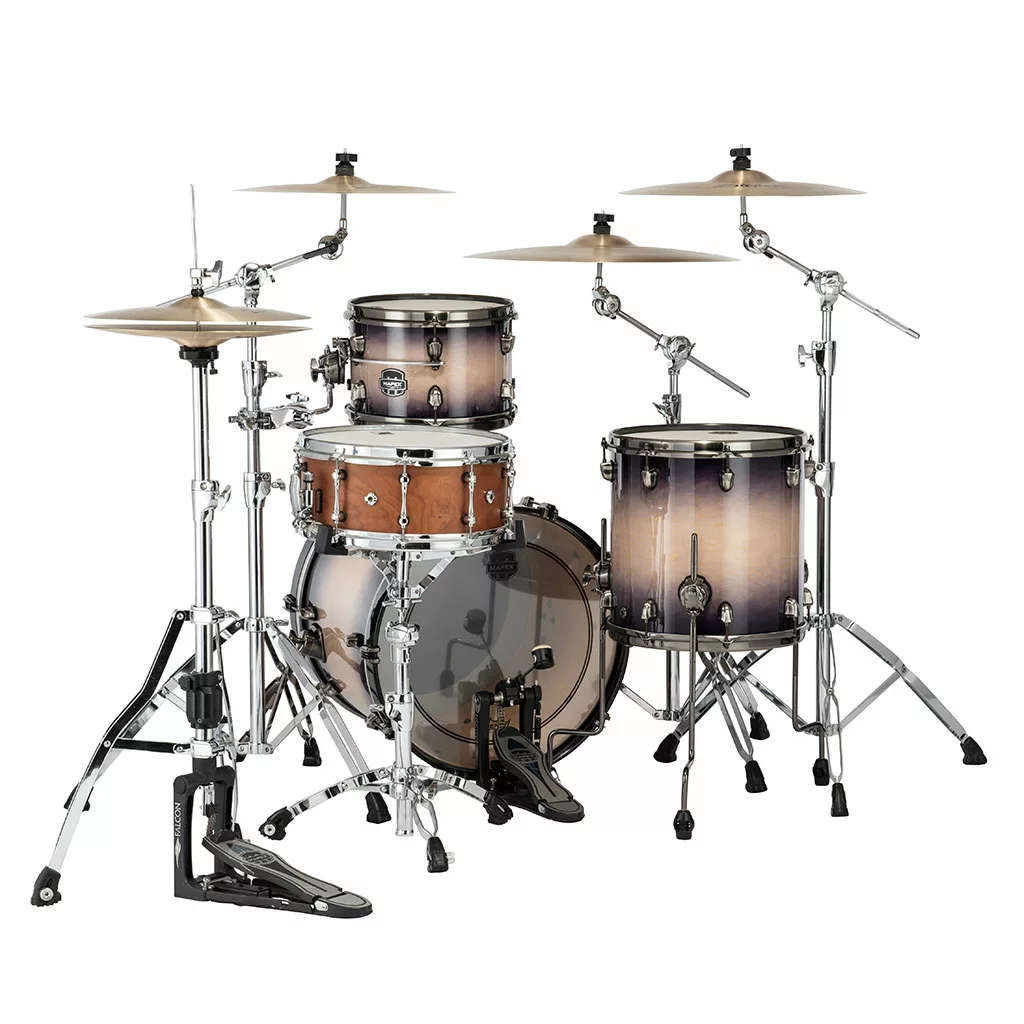 Mapex Saturn Evolution Straight-Ahead 3-Piece Drum Kit - Exotic Violet Burst (Hardware, Cymbals &...