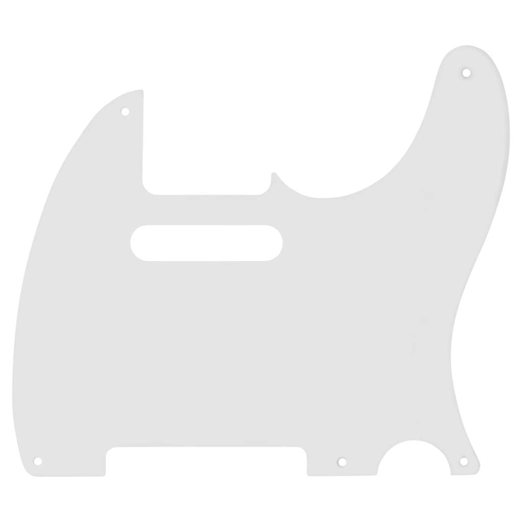 Fender Pickguard, Telecaster®, 5-Hole Mount, White, 1-Ply