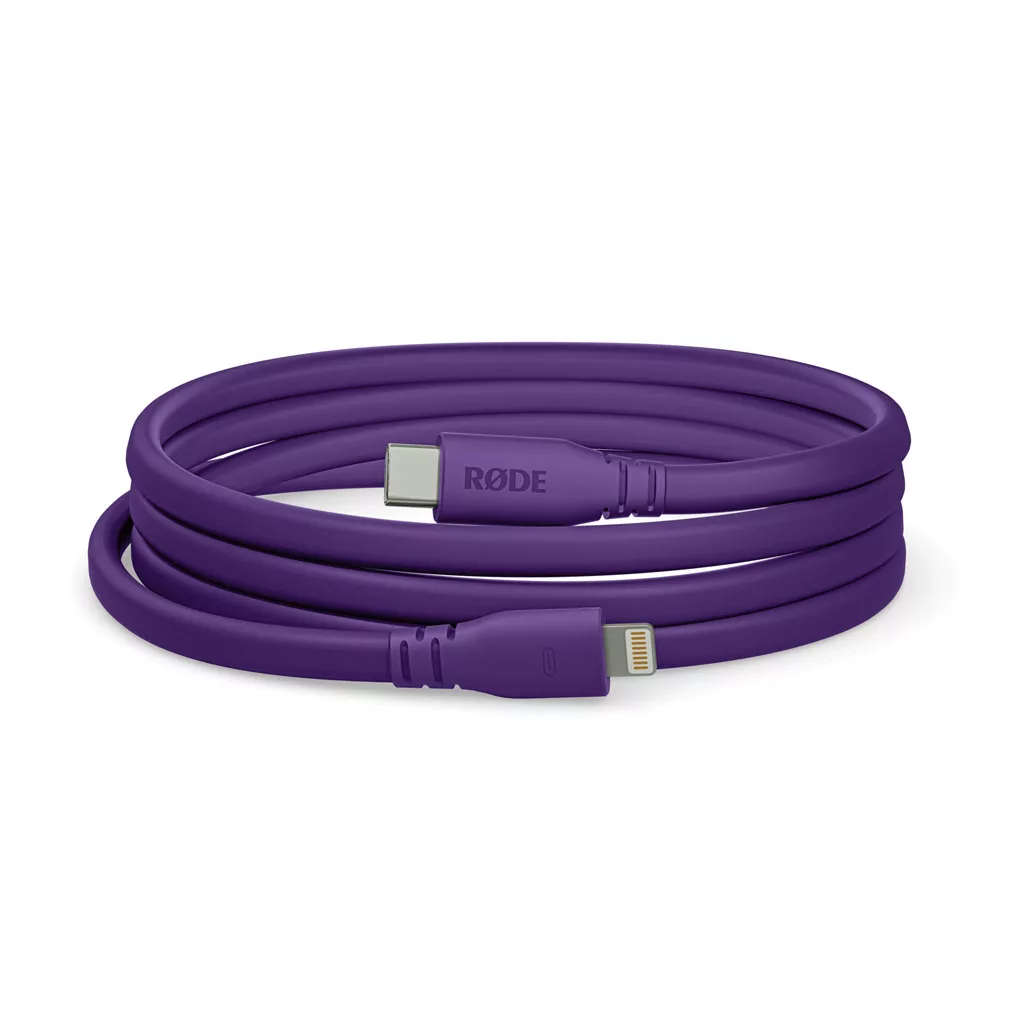 Rode SC19 - 1.5m USB-C to Lightning Cable - Purple