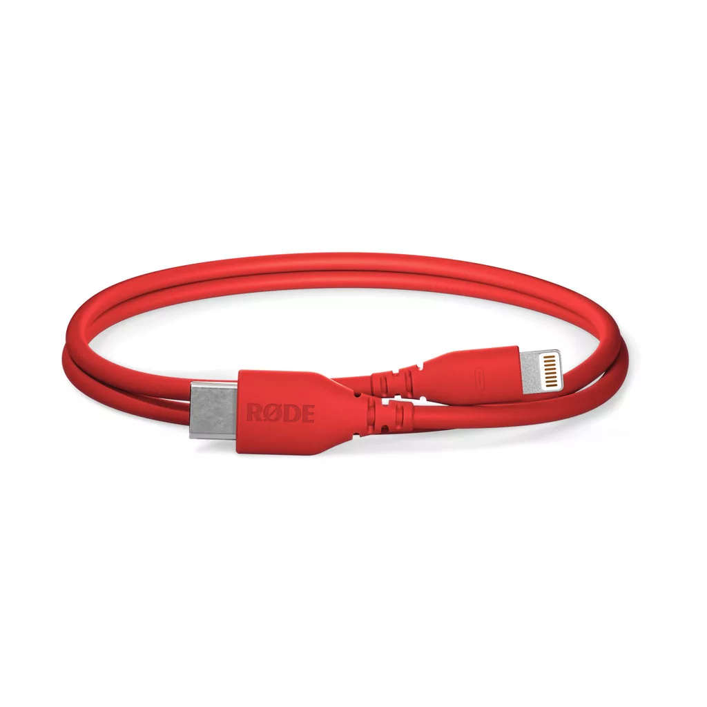 Rode SC21 - 30cm USB-C to Lightning Cable - Red