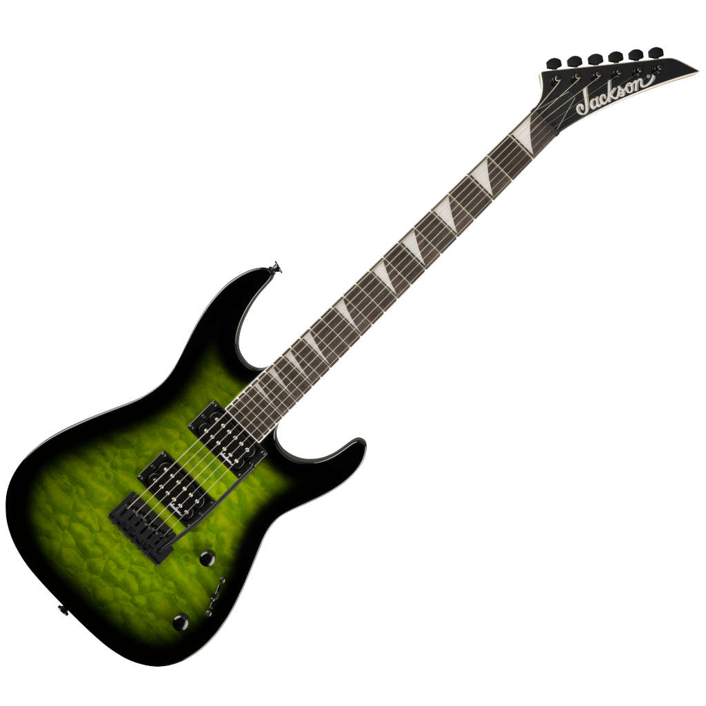 Jackson Dinky JS20 DKQ Electric Guitar - Transparent Green
