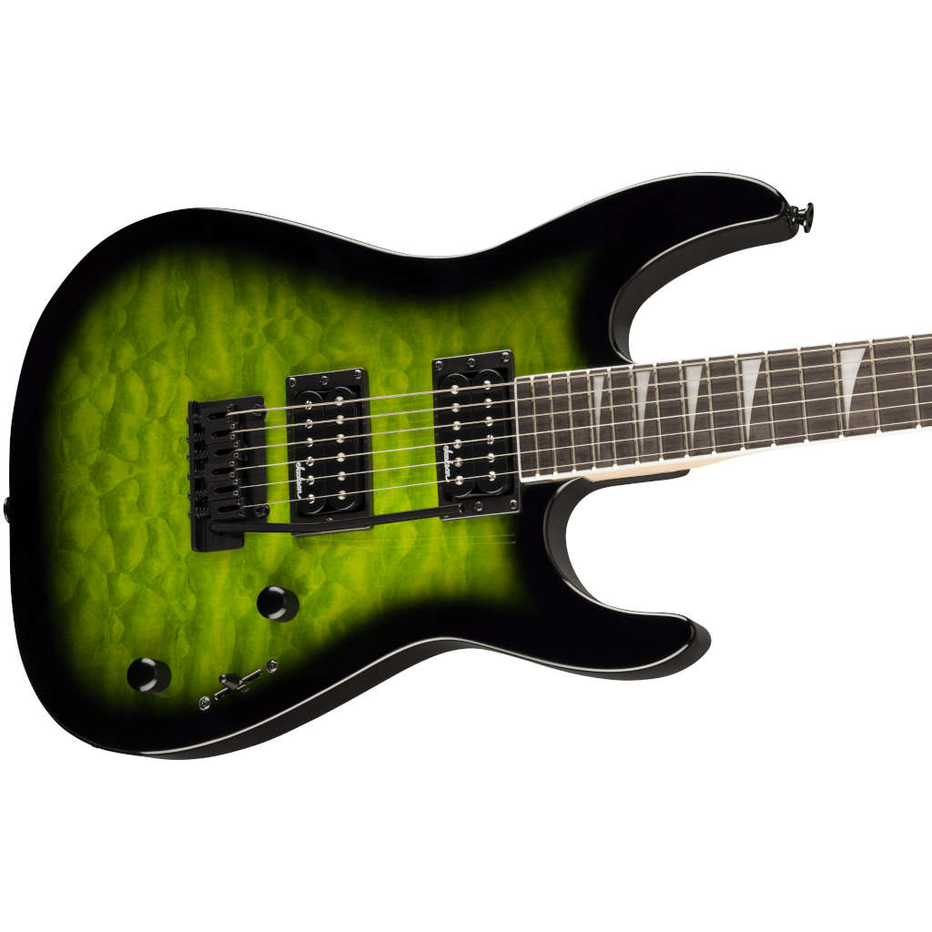 Jackson Dinky JS20 DKQ Electric Guitar - Transparent Green