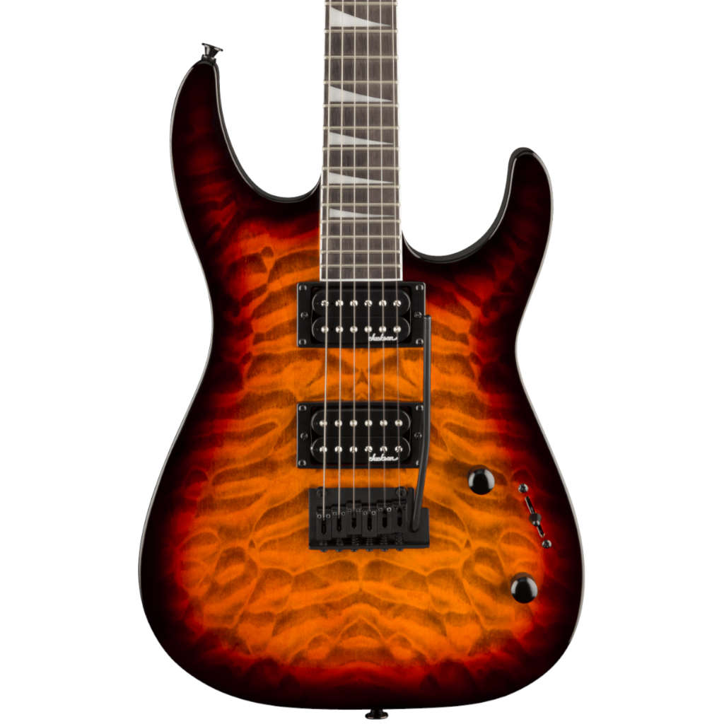 Jackson Dinky JS20 DKQ Electric Guitar - Tobacco Burst