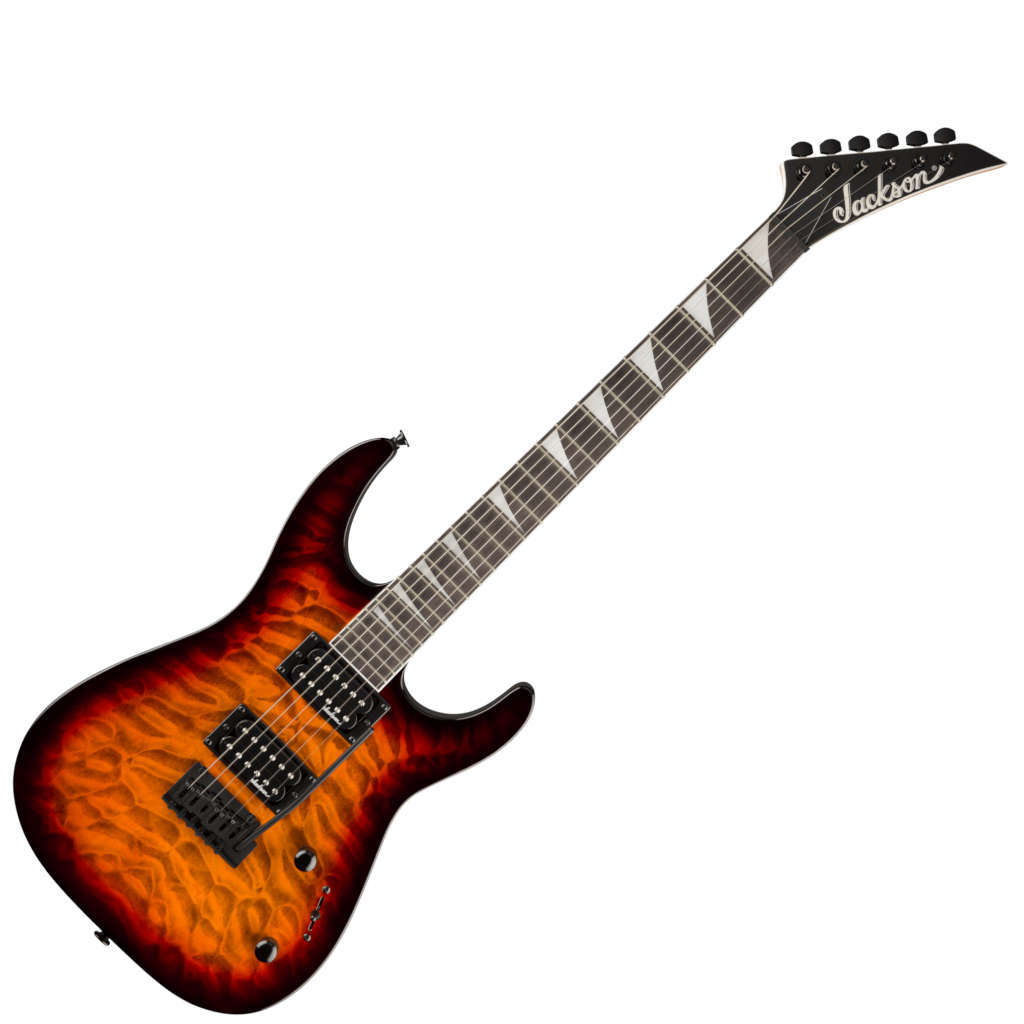 Jackson Dinky JS20 DKQ Electric Guitar - Tobacco Burst