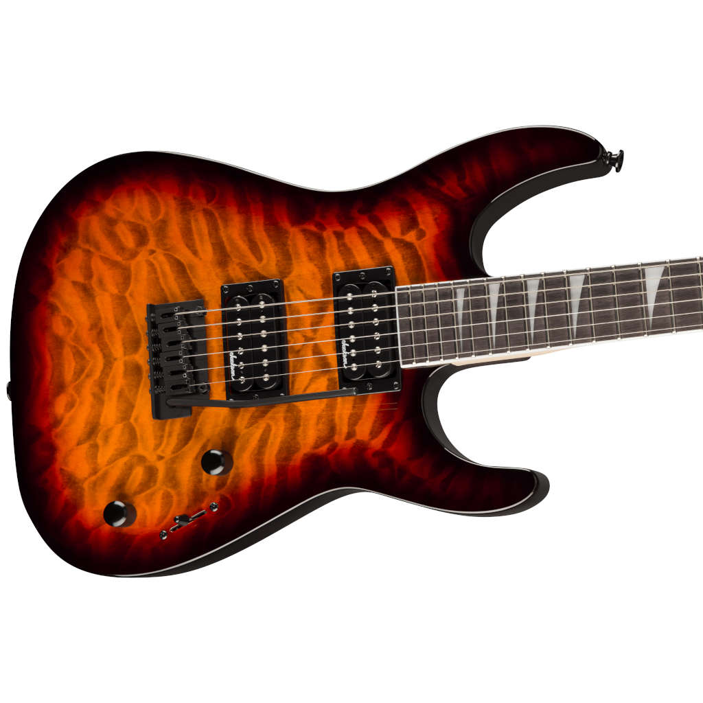 Jackson Dinky JS20 DKQ Electric Guitar - Tobacco Burst